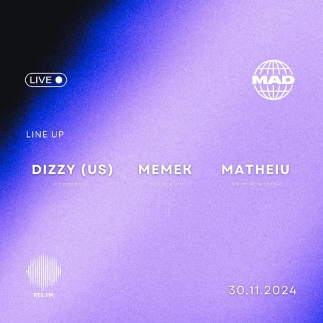 Dizzy US RTS.FM Bogota x MAD RADIO 30.11.2024